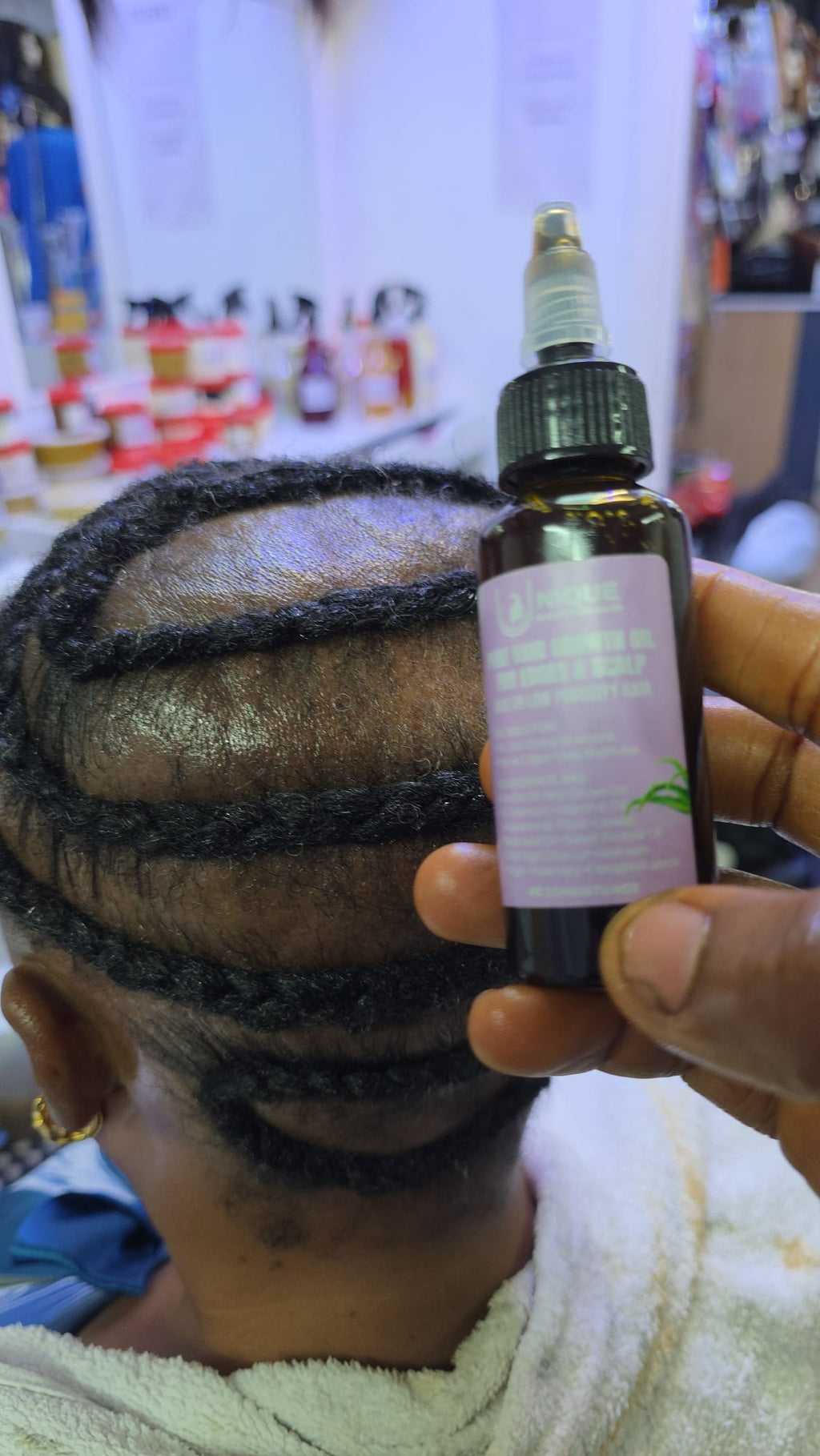 Intense protein hair mask treatment for shedding and breakage (Relaxed Hair & Natural Hair)