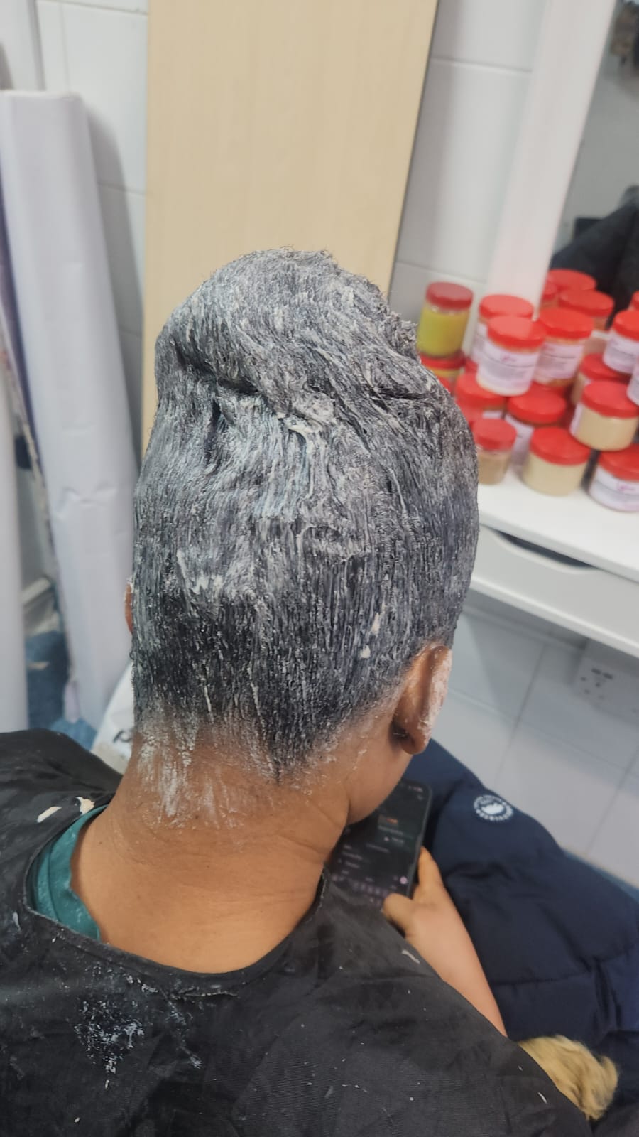 Intense protein hair mask treatment for shedding and breakage (Relaxed Hair & Natural Hair)