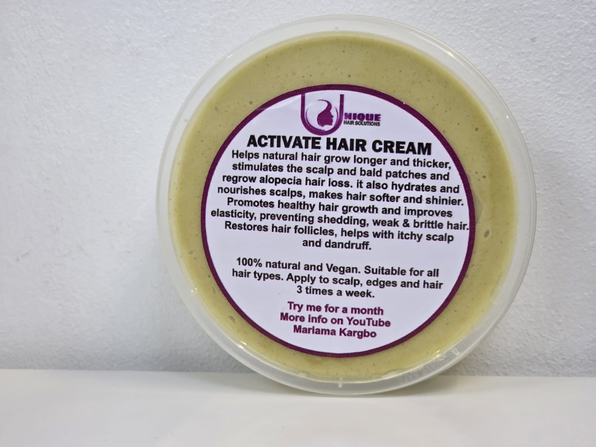 Activate Hair Cream