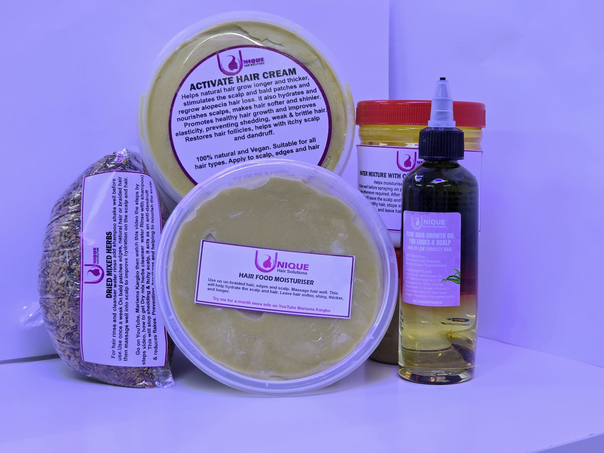 Hard Natural Hair (For Softening Natural Hair and Stop Shedding Hair)