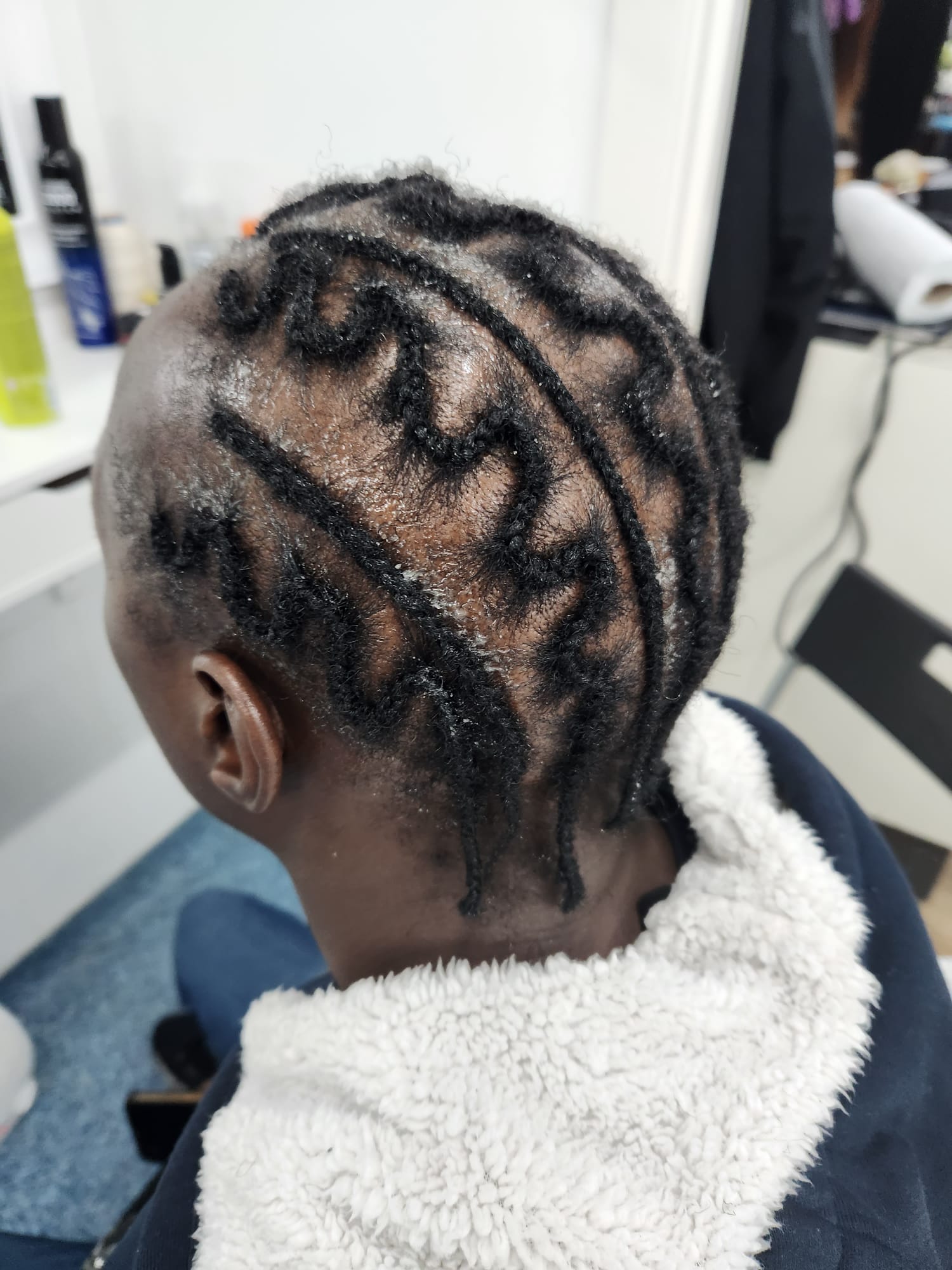 Cornrow with Own Hair