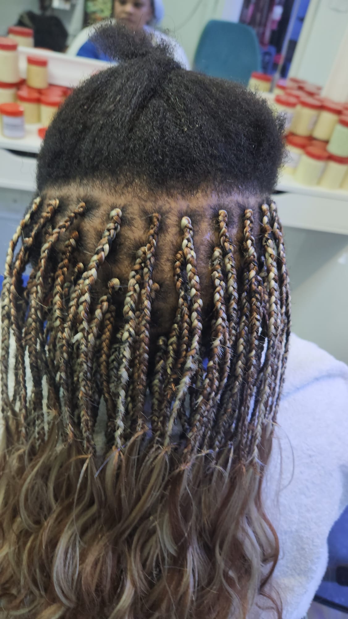 Curly French Plait