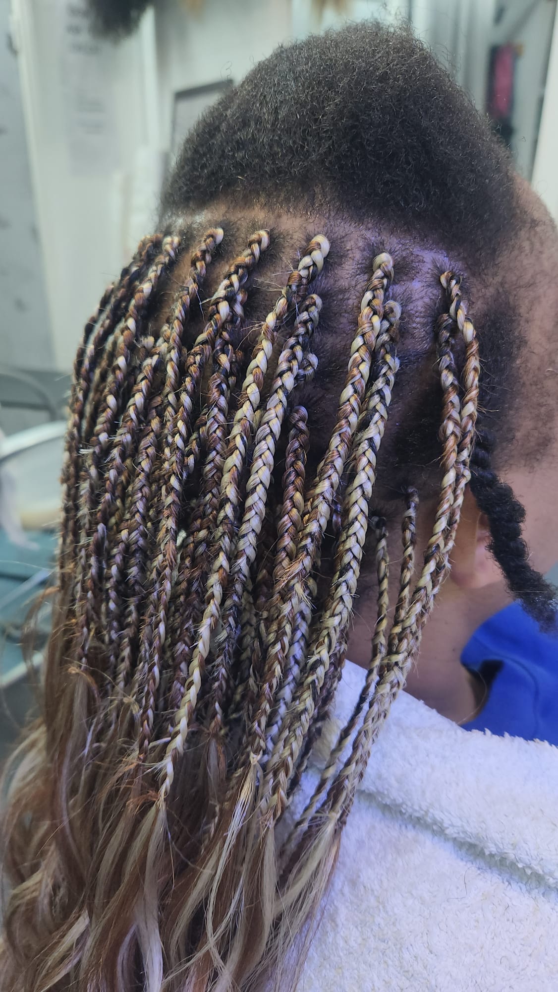 Curly French Plait