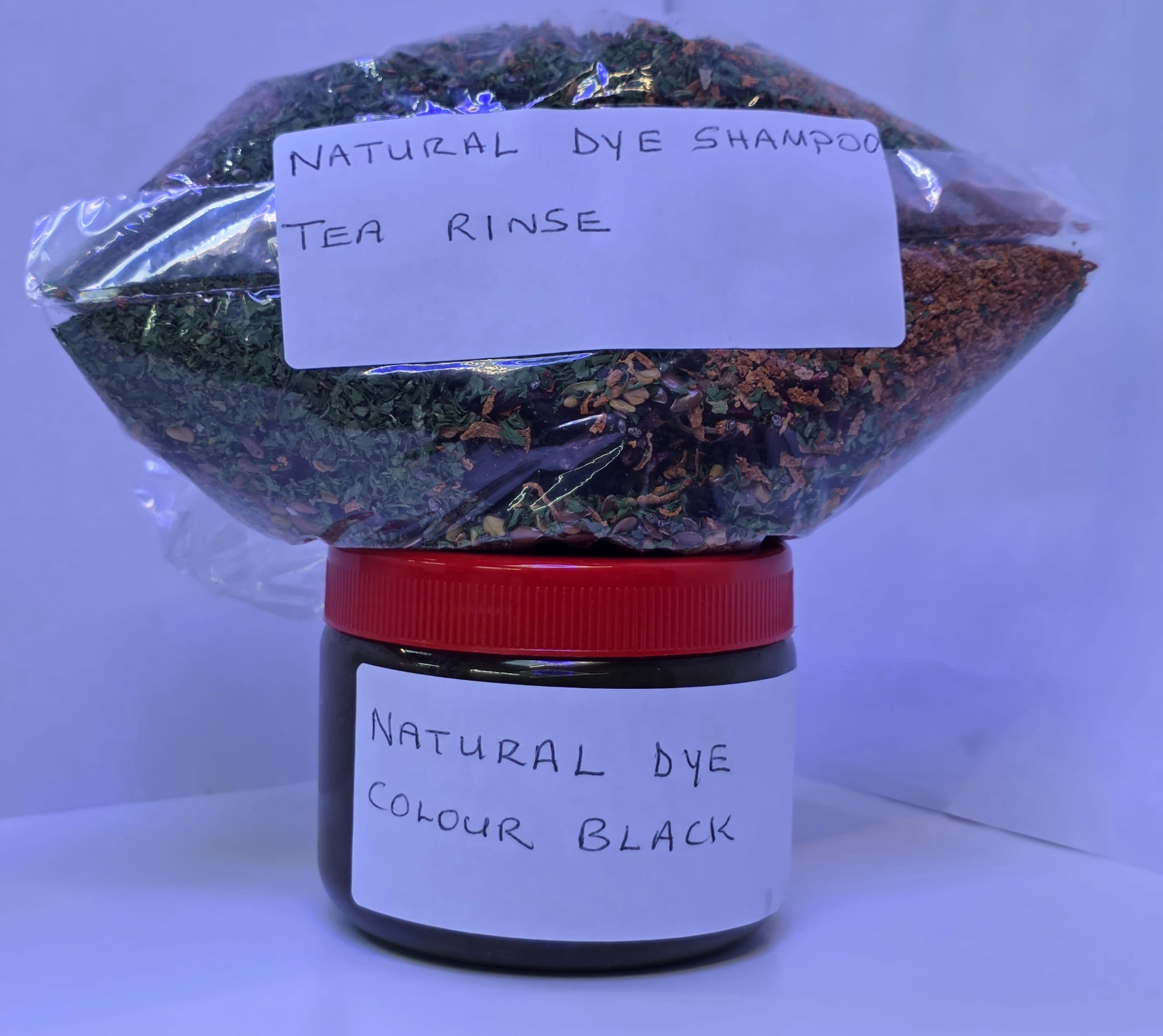 Natural Black Dye with Herbs