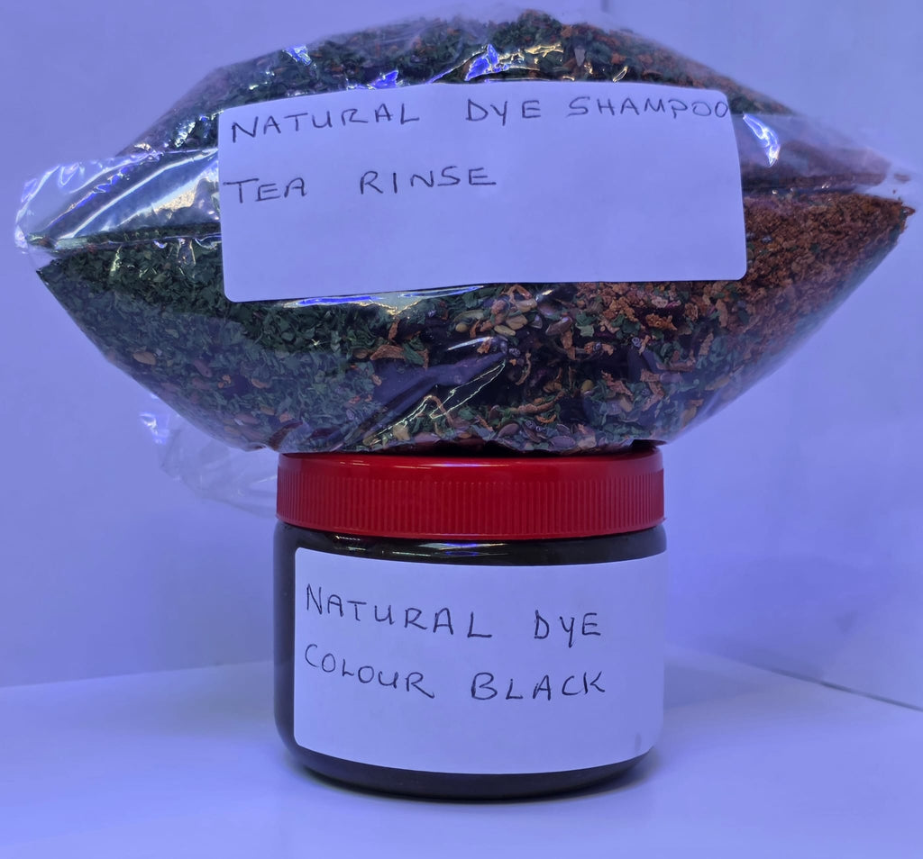 Natural Black Dye with Herbs