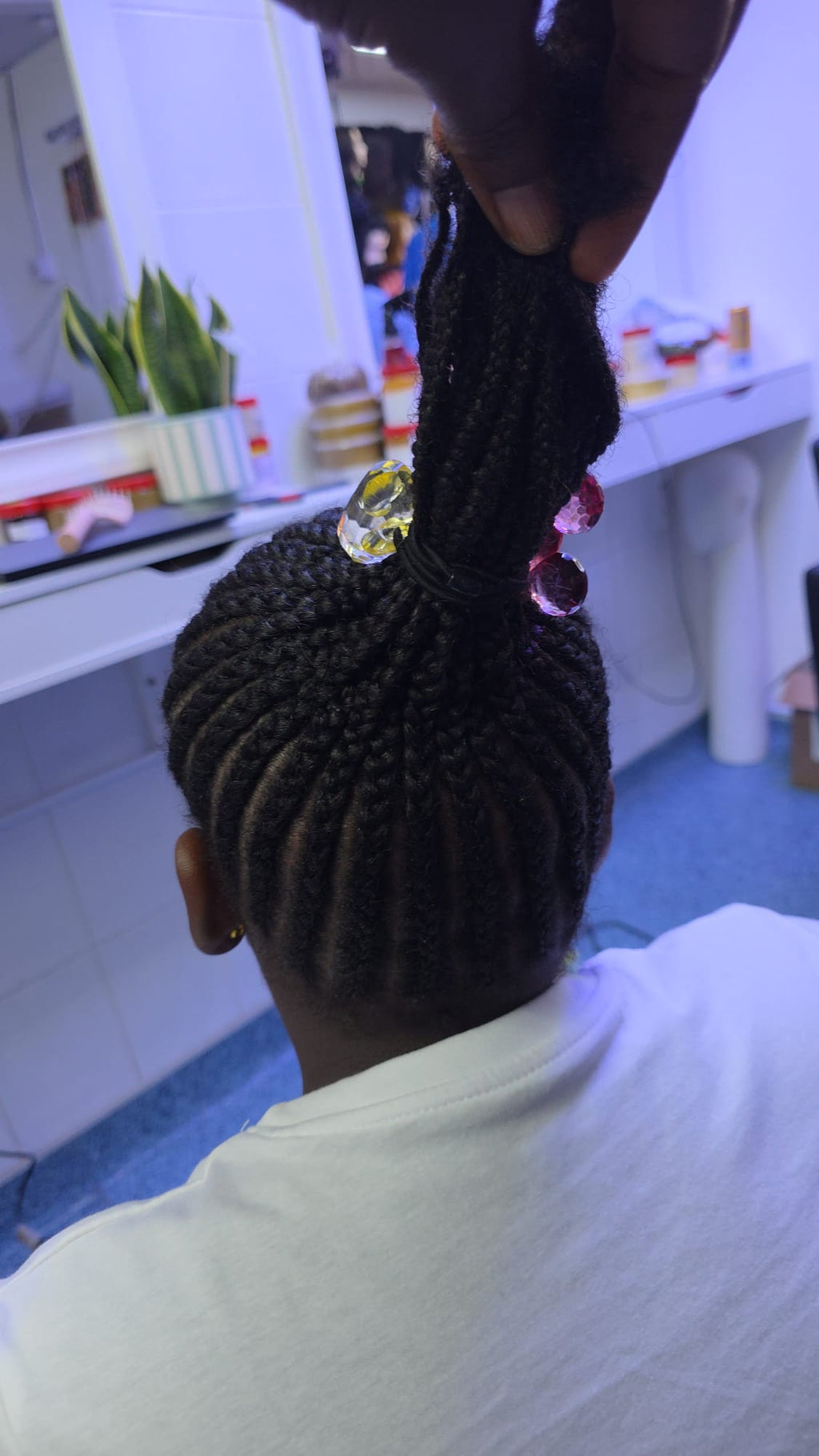 Cornrow for Kids (Natural Hair)