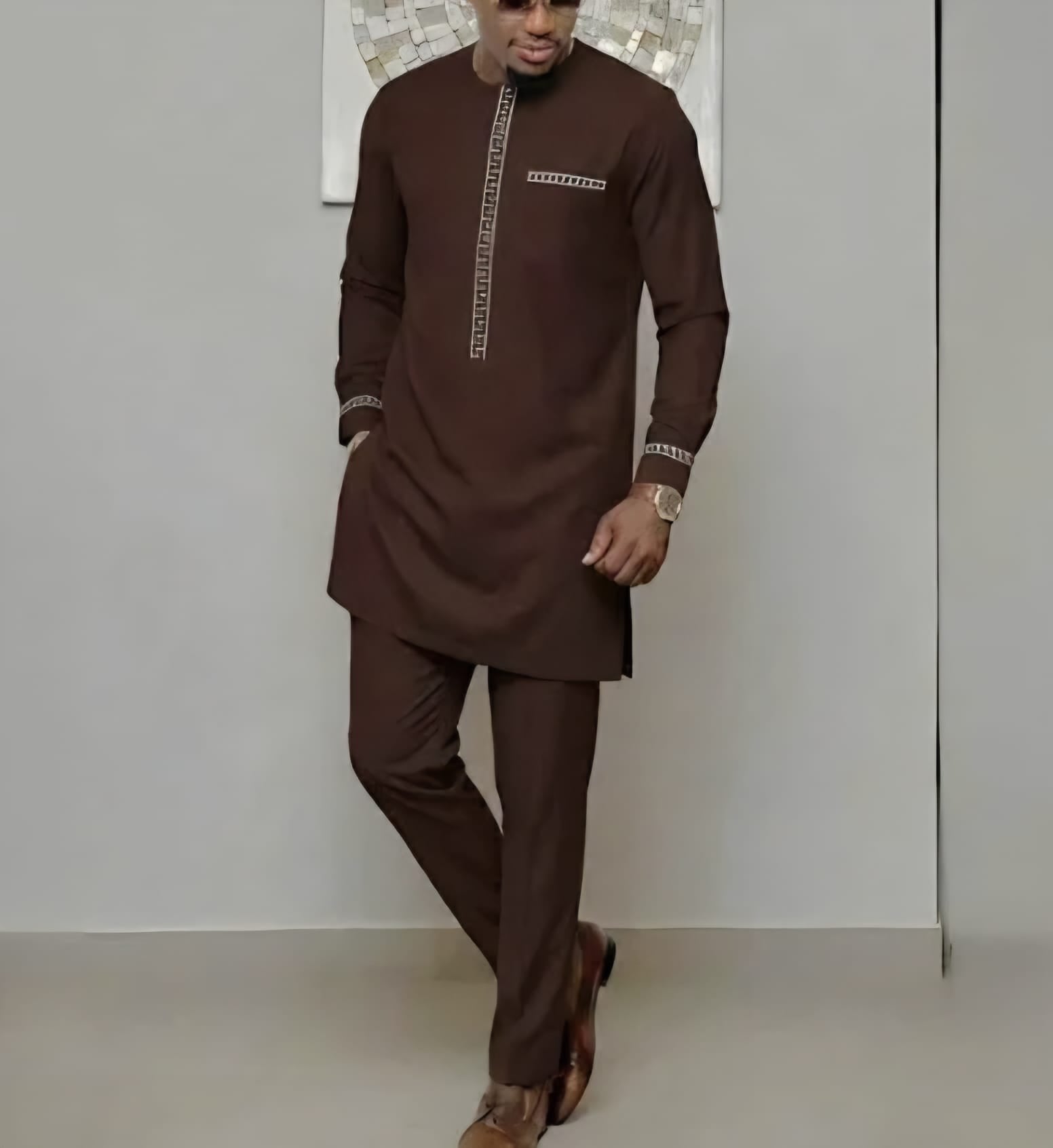 Round Neck 2pcs Long Sleeve
