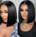 Bob Wig bone Straight Human Hair 16 Inches