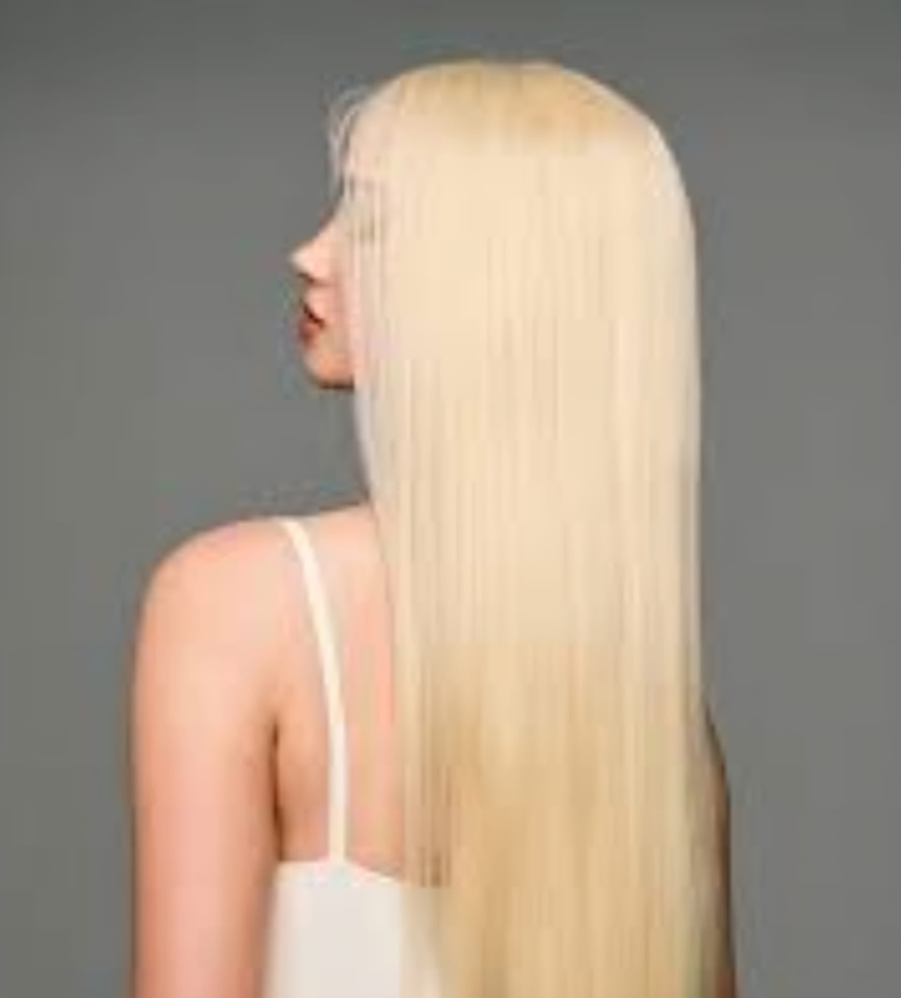 Straight Human Hair Blonde Wig 20 Inches