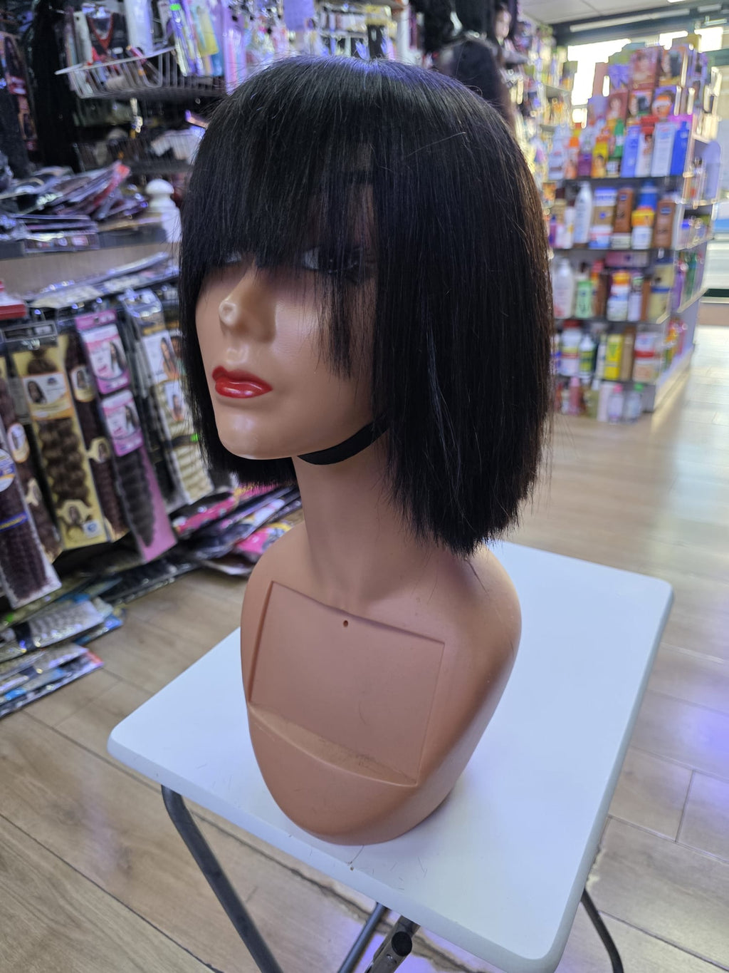 14 Inch French Human Hair Bone Straight Bob