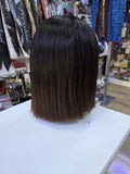 12 Inch Bone Straight Human Hair Bob