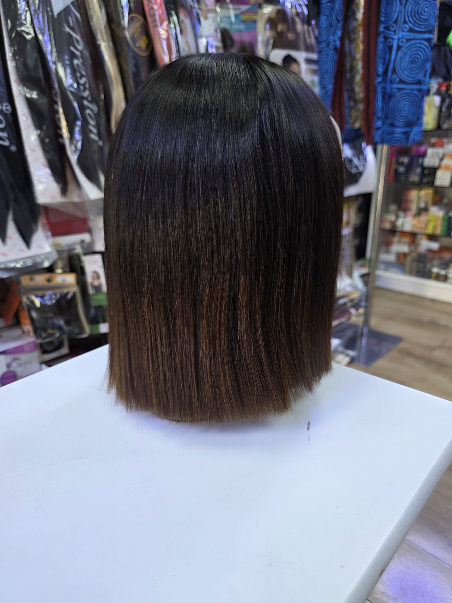 12 Inch Bone Straight Human Hair Bob
