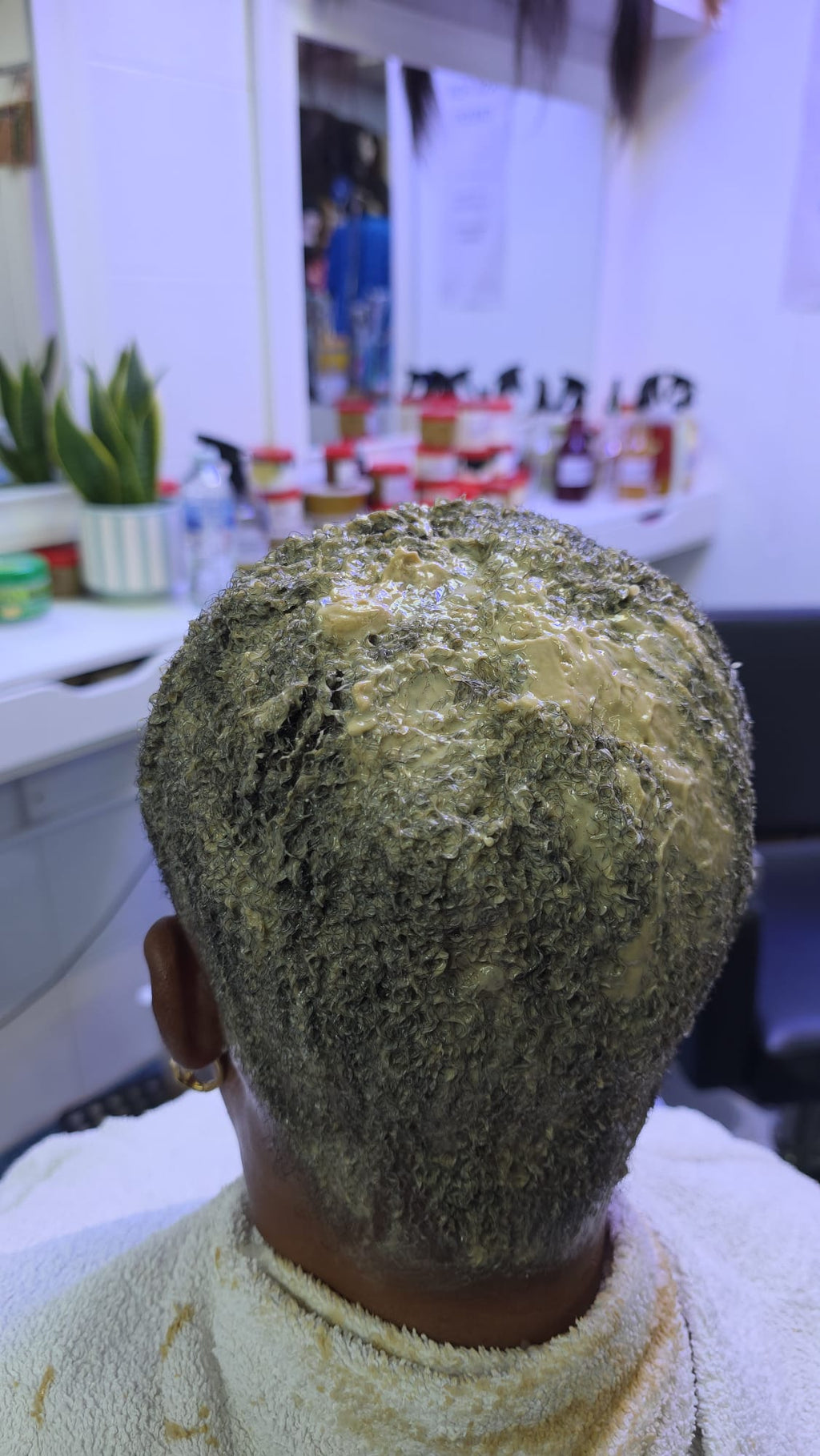 Intense protein hair mask treatment for shedding and breakage (Relaxed Hair & Natural Hair)