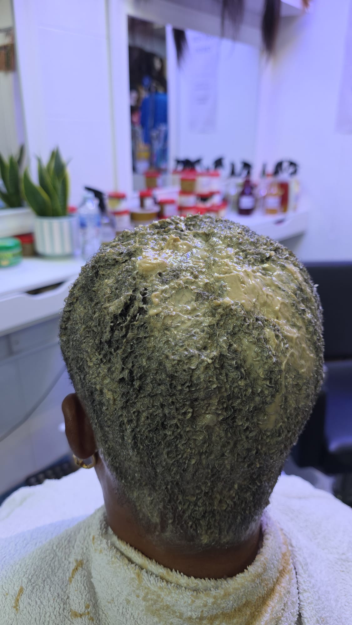 Intense protein hair mask treatment for shedding and breakage (Relaxed Hair & Natural Hair)