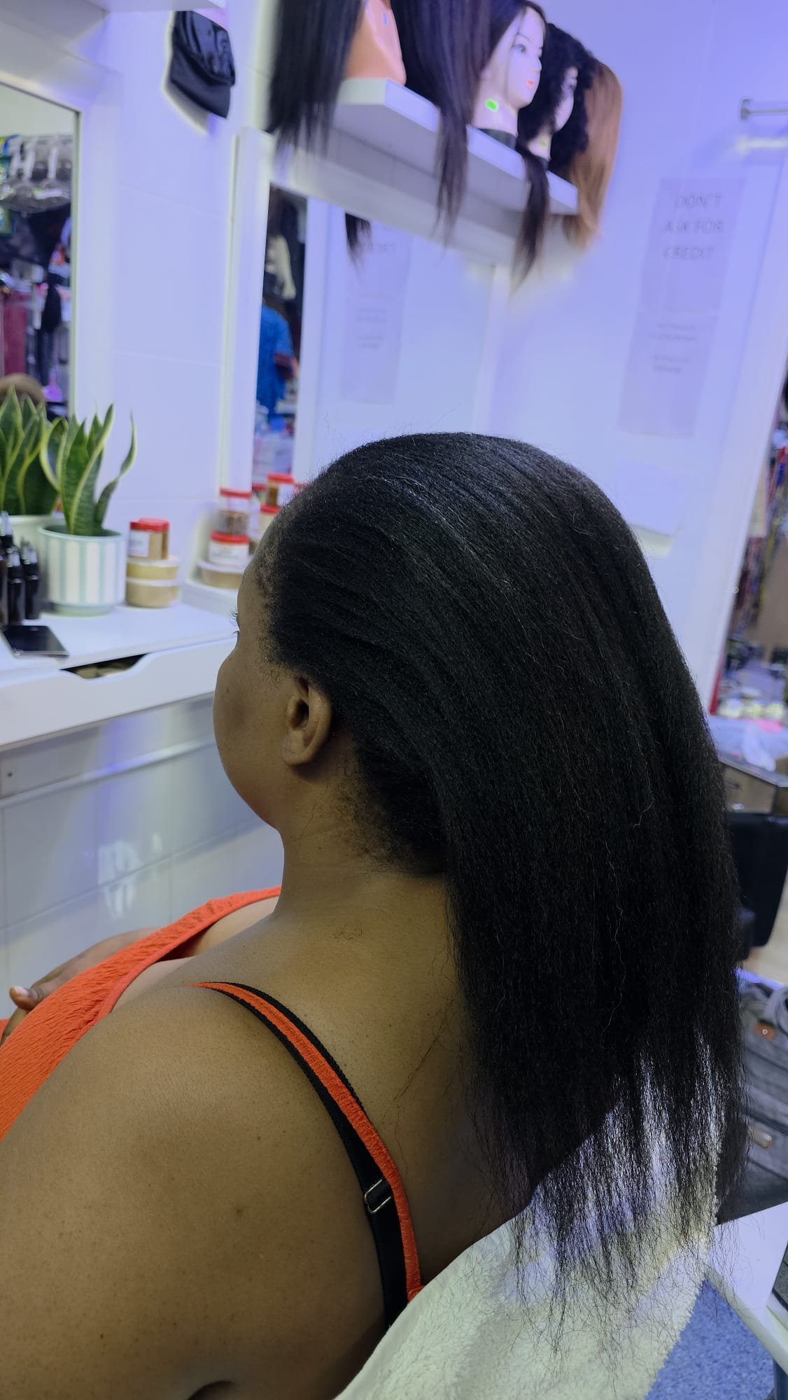 Thinning Relaxed Hair (For Thicker Hair)