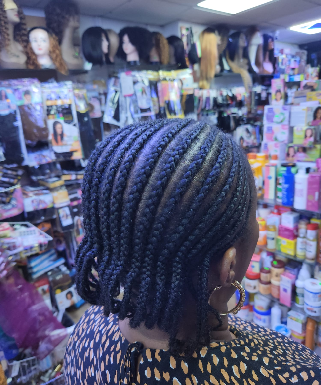 Cornrow with Own Hair