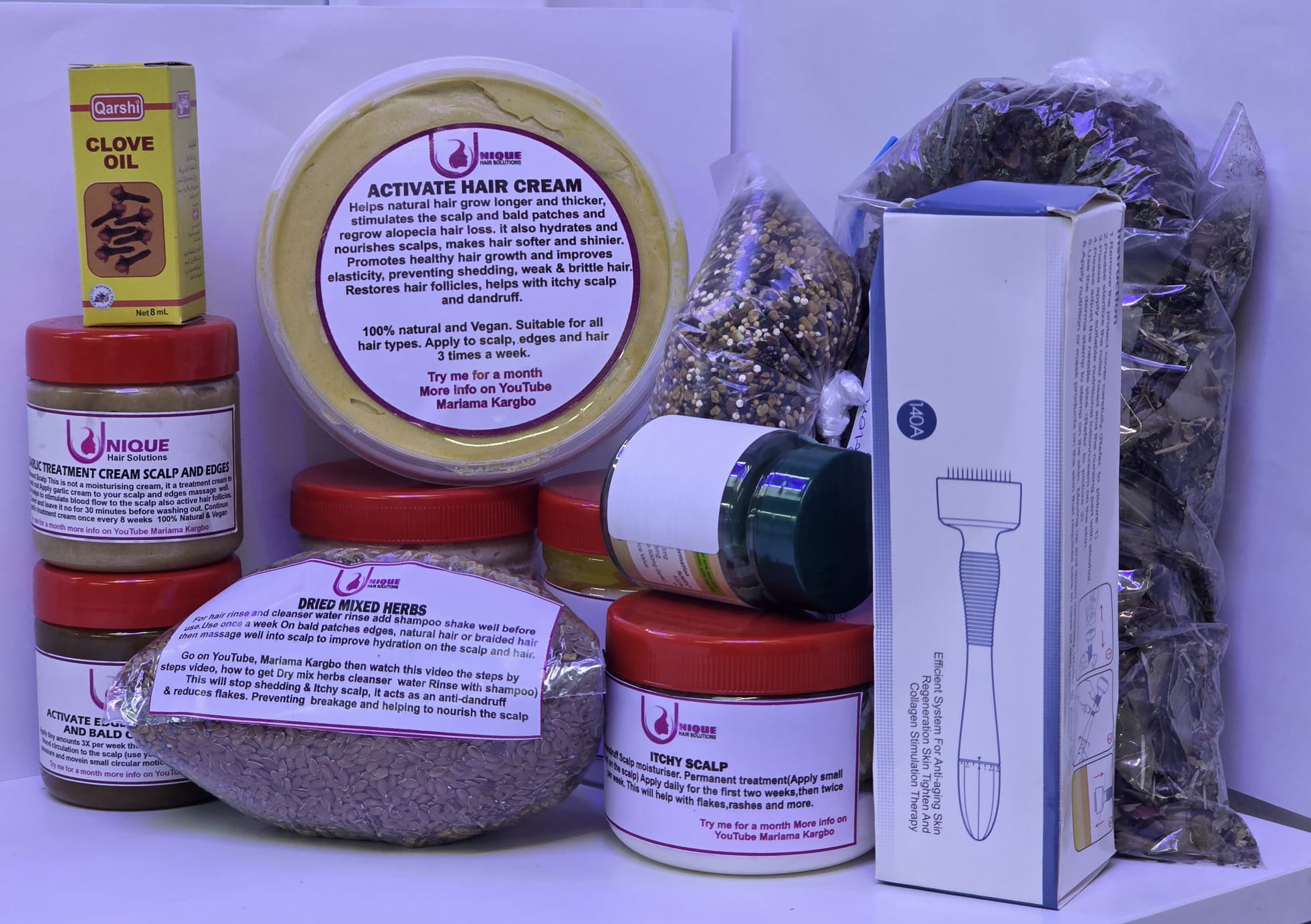 Inflamed  scalp Edges Patches Combo and itchy scalp