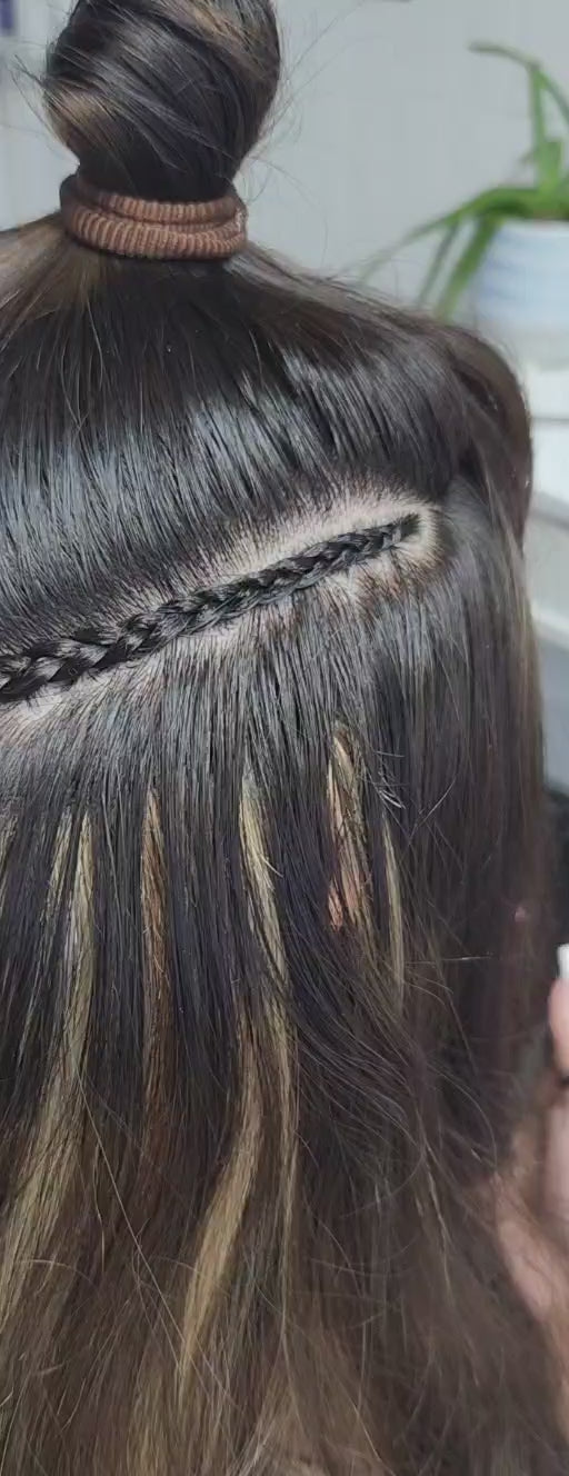 Sew-in Full Head ( European Hair) hair extensoins
