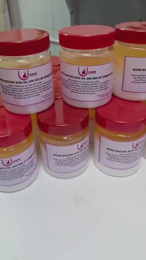 Water Mixture with Oil & Mix of Conditioners